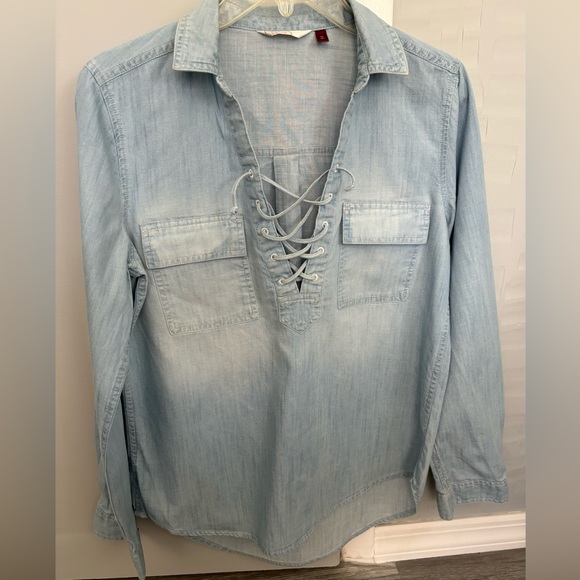 Sonoma Tops - Sonoma Juniors Denim look long sleeve